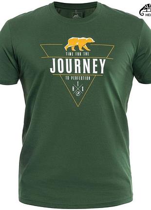 Футболка t-shirt helikon journey to perfection - monstera green