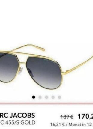 Жіночі авіатор солнцезащитные очки marc jacobs marc 455/s j5g59ha2 фото