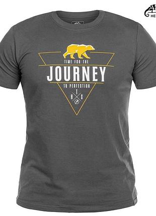 Футболка t-shirt helikon journey to perfection - shadow grey