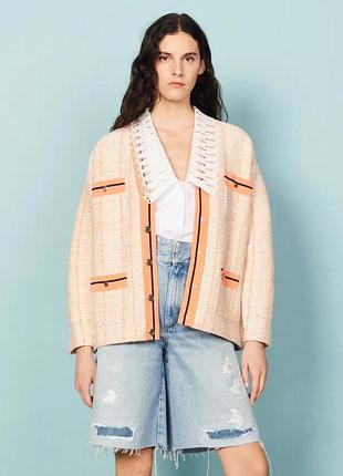 Твидовый кардиган sandro
