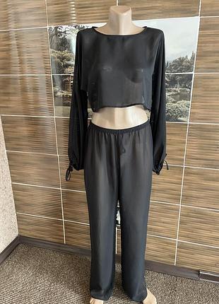 Шифоновый прозрачный костюм для пляжа 2 wear fasheon