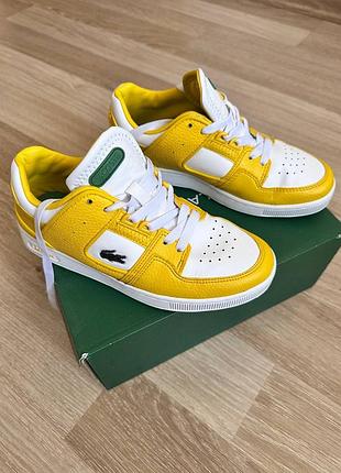 Шкіряні кросівки lacoste оригінал