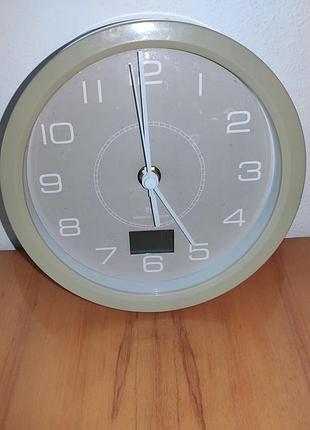 Стильные фирменные аква настенные часы krontaler. technoline home white.