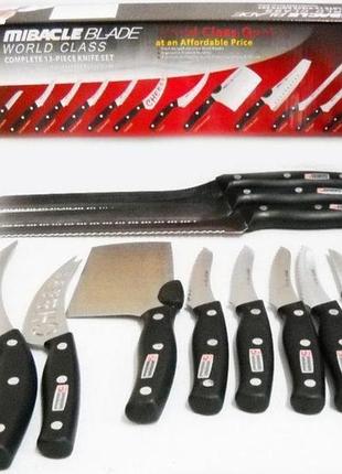 Набор профессиональных кухонных ножей miracle blade 13 в 1