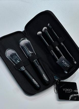 Kiko набір туристичних пензлів для макіяжу travel brush set