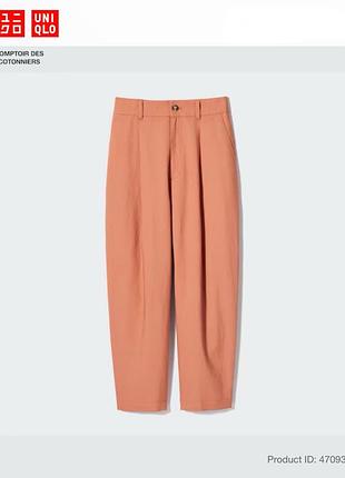 Штани лляні uniqlo