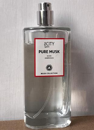 The city spirit pure musk туалетна вода унісекс жіноча чоловіча деревна квіткова мускусна парфуми