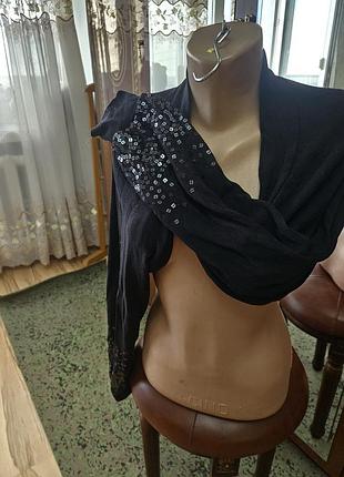 Шикарное болеро рукав апаш паетки л хл ххл