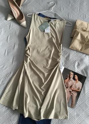 Платье телесное h&m