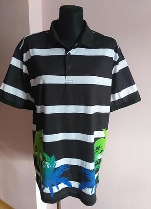 Футболка в принт/xl