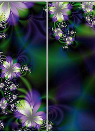 Шкаф купе luxe studio стандарт-1 фотопечать абстракция-3 1900x2000x600 двухдверный (20046)