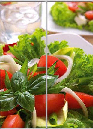 Шкаф купе luxe studio стандарт-1 фотопечать еда и напитки-5 1800x2000x600 двухдверный (20927)