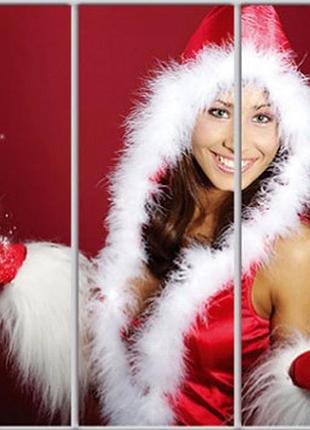 Шафа-купе luxe studio стандарт-1 фотодрук салон краси-5 2400x2200x450 тридверна (50058)