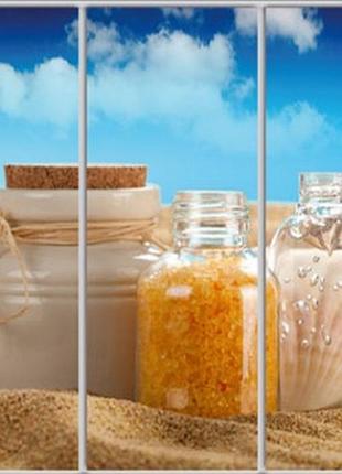 Шкаф купе luxe studio стандарт-1 фотопечать салон красоты-23 2400x2000x450 трехдверный  (48616)