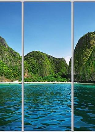 Шафа-купе luxe studio стандарт-1 фотодрук море-29 2400x2300x450 тридверна (51456)