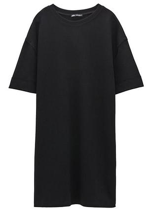 Оверсайз сукня-футболка zara