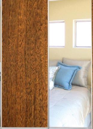 Шафа-купе luxe studio стандарт-2 дсп/зіркало-14 1700x2200x600 дводверна (91900)