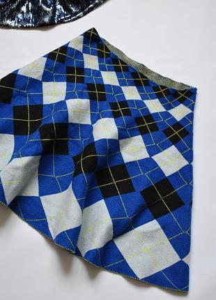 Стильная юбочка в клетку солнце primark