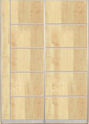 Шафа-купе luxe studio стандарт-3 дсп-6 1700x2300x600 дводверна (101448)