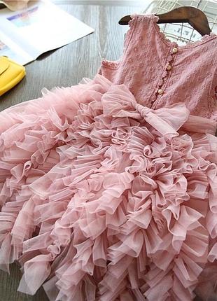 Рожева сукня для дівчаток