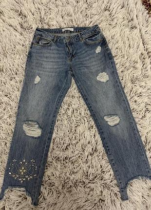 Джинсі рвані zara