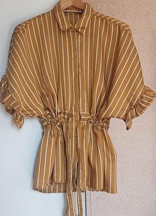 Стильна блуза сорочка топ zara