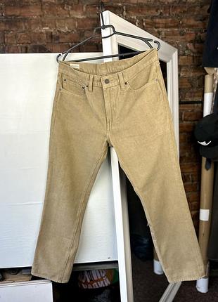 Mens velvet jeans levis 511 premium brown size: 34/30
