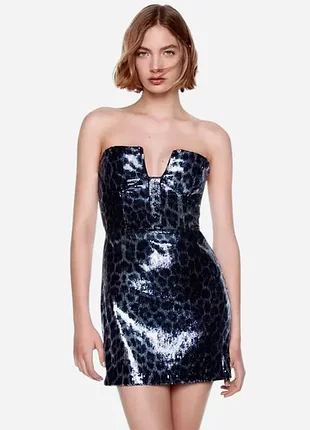 Очень красивое платье в пайетках zara нюансы