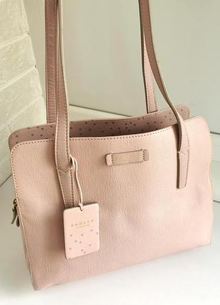 Гарна жіноча сумка з натуральної шкіри radley