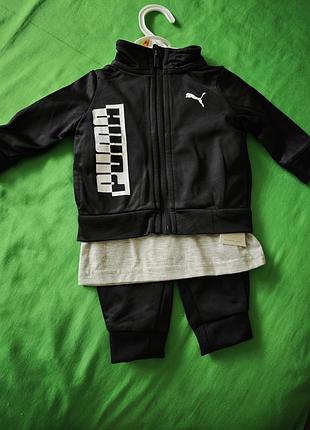 Комплект 3 спортивний костюм і футболка puma