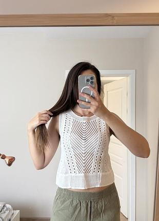 Топ мереживний mango