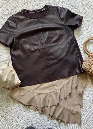 Винна 🍷🍇 бургунді max mara m s оригінал натуральна шкіра