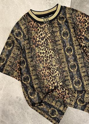 Легка футболка сітка оверсайз