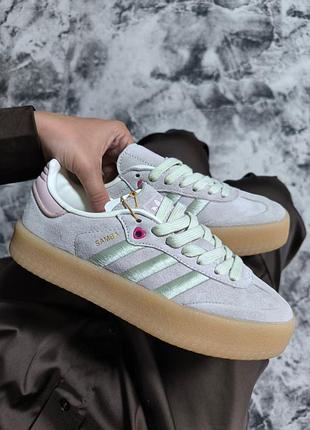 Кросівки adidas samba "valentine’s day", женские замшевые кроссовки адидас самба