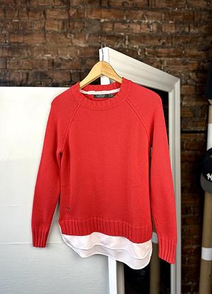 Дуже крута, оригінальна кофта womens knitt sweater Polo ralph lauren светр red size: s