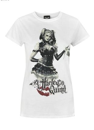 Футболка харлі квін квінн місто аркхем темний лицар