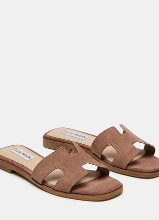 Жіночі шльопки тапочки steve madden hadyn mocha оригінал