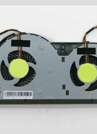 Двойной вентилятор кулер для ноутбука lenovo y50-70af, y50-70am, dfs501105pq0t   4pin + 4pin   fan