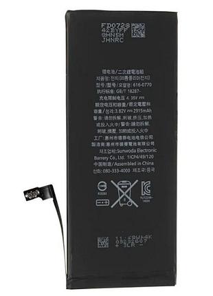 Батарея аккумулятор apple iphone 6 plus (3,82 v, 2915 mah)  616-0765  акб