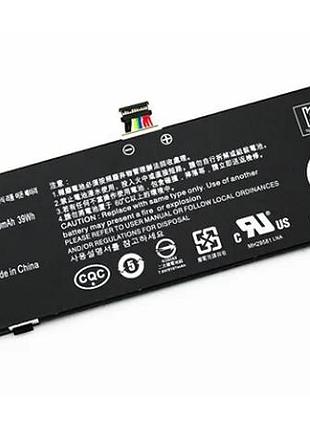 Оригінал акумуляторна батарея для ноутбука xiaomi mi book air 13.3" — 7.6v 5230mah 39wh - r13b02w / r13b01w
