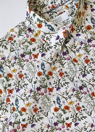 Рубашка в цветочный принт