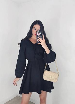 Коротка муслінова сукня 100% бавовна3 фото