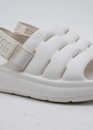 Шльопанці сандалі жіночі ugg sport yeah slides білі розмір 38-39