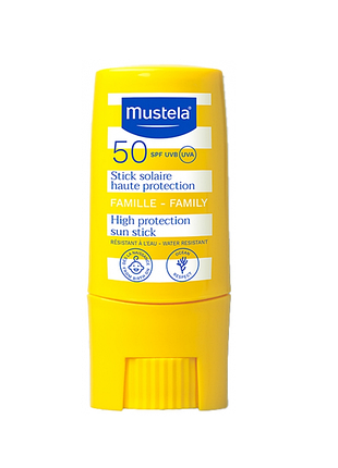 Сонцезахисний стік mustela high protection sun spf50 family 9 мл