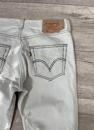 Levis 501 w30 редкая модель vintage винтаж винтажные джинсы белые мужские