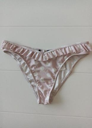 Купальные трусики с рюшами