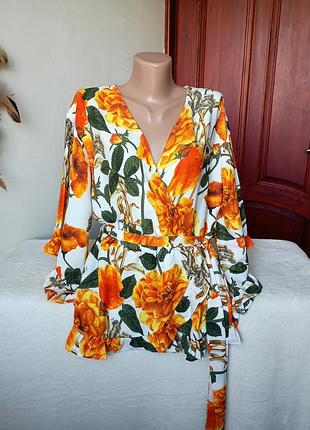 Красивая нарядная женская блузка ax paris 52/54/56 укр размер