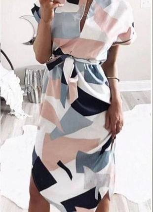 Сукня міді асиметричного крою