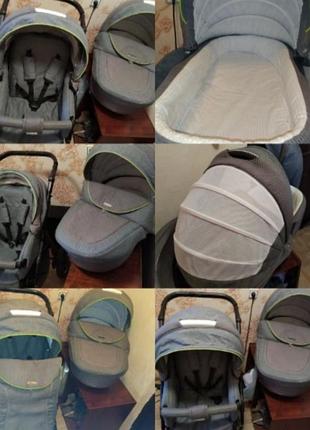 Коляска anex sport два в одном люлька прогулочный блок