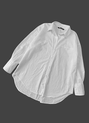 Белая рубашка zara